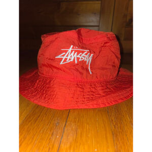 Nike x Stussy Bucket Hat Habanero Red Adult Unisex Size Size M/L Rare